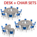 Click here for more Classroom Desk & Chair Packages by Worthington