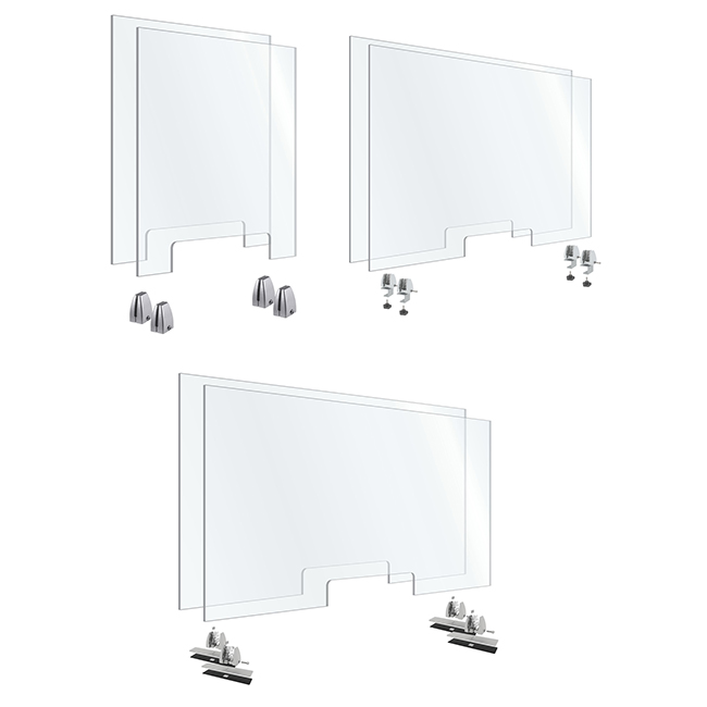 Click here for more OfficeSource Clear Dividers and Sneeze Guards by Worthington