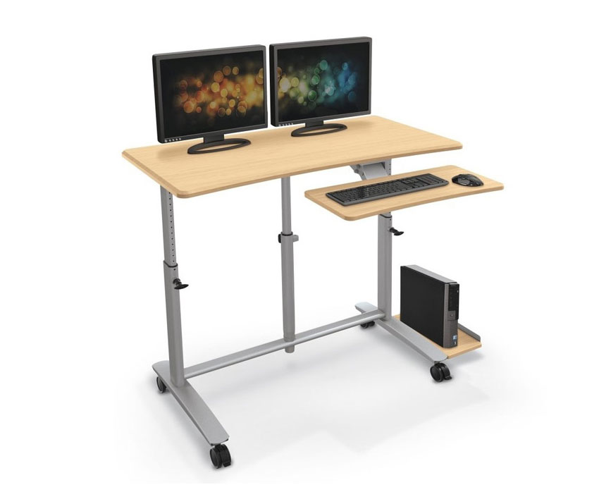 Sit Stand Mobile Workstation