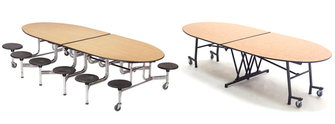 Oval Cafeteria Tables Oval Cafeteria Tables
