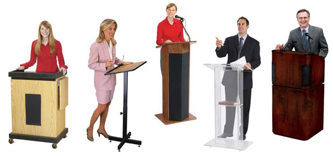 Lectern and Podium Speaker Stand Types