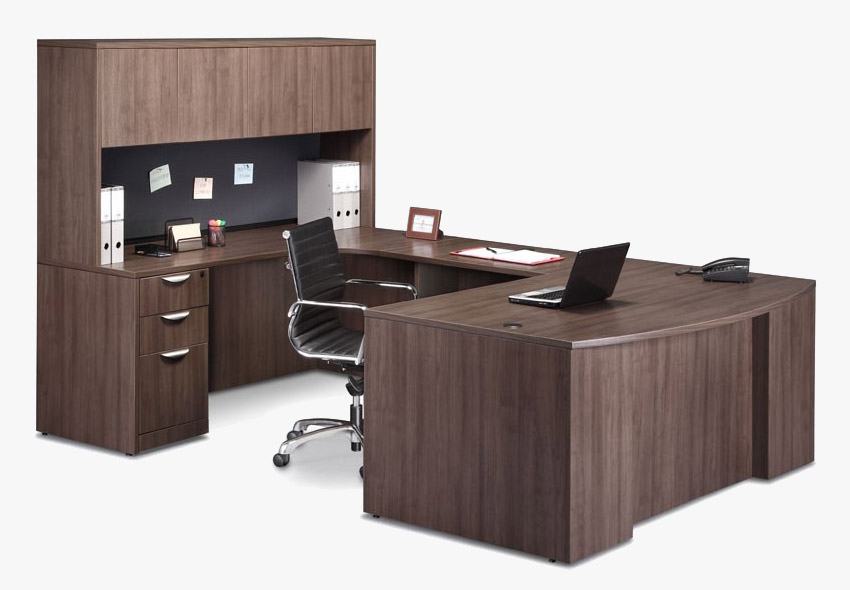 Office Desk Suite with Hutch and Storage