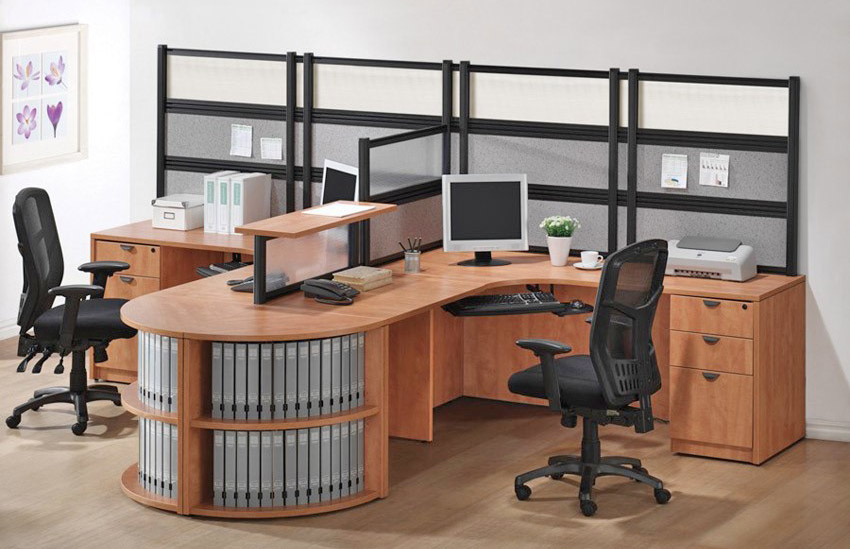 Office Desk for two users and ample storage space