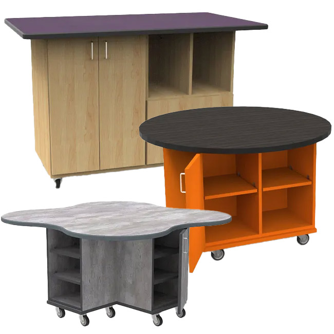 WB Mfg Shop Tables & Makerspace Workbenches