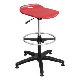 Potential Adjustable Height Backless Stool with Glides - 22-1/2" to 32-1/2" H product image