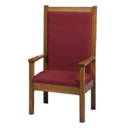 Classic Style Center Pulpit Clergy Chair product image