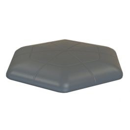 Twisted Hex Session Plastic Padded Stacking Stool- Replacement Cushion product image