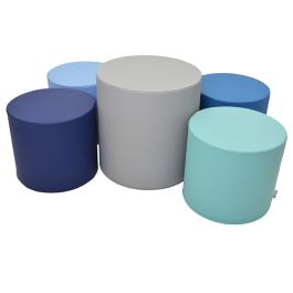 5-Piece Tranquility Ottoman Stool Set product image