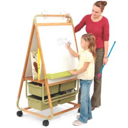 Double Sided Bamboo Teaching Easel product image