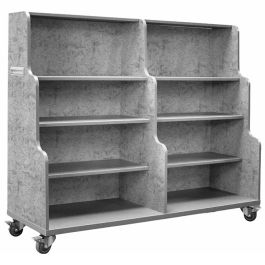 Hideaway Bookshelf Storage Cart product image