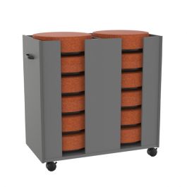 Horizon Mobile Sonik Floor Rocker Caddie (Holds 12) product image