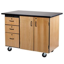 Instructor Mobile Science Cabinet with Chem-Res Top (48" x 28") product image