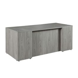 Ultra Premium Laminate Series Step Front Desk w/ Full Pedestals - 72"W x 36"D product image