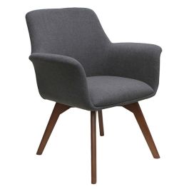 Bolster Collection Mid Back Guest Chair w/ Wood Leg Base product image