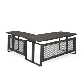 Palisades Collection Industrial Height Adjustable L-Shaped Desk product image