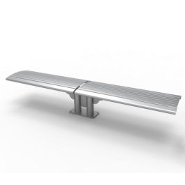 Phoenix Double Cantilever Steel Bench - 8' product image