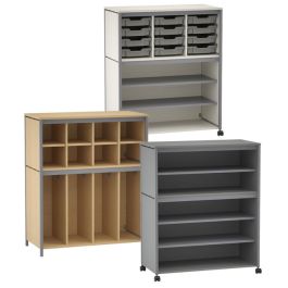 Constellate Low + Mid Cluster Classroom Storage Cabinets product image