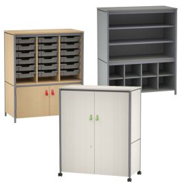 Constellate Mid + Low Cluster Classroom Storage Cabinets product image