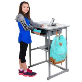 Sit or Stand Student Desk - Manual product image