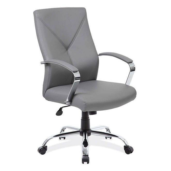 Retro style executive high back office chair.