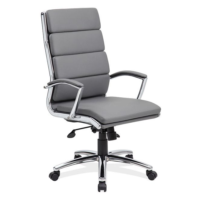 Executive high back chair with 5-star base for offices. Executive high back chair with 5-star base for offices.