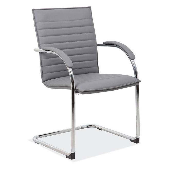 Office guest chair with sled base. Office guest chair with sled base.