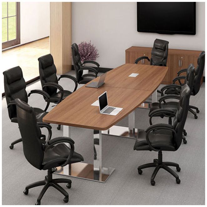 Office conference table with storage cabinet. Office conference table with storage cabinet.