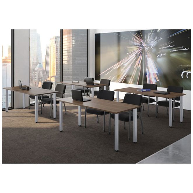 Seminar room with training tables. Seminar room with training tables.