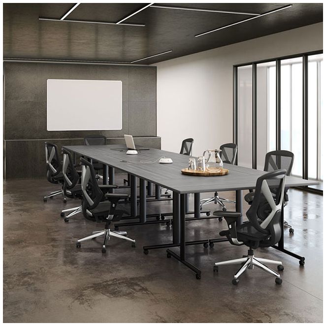 Seminar room with training tables. Seminar room with training tables.
