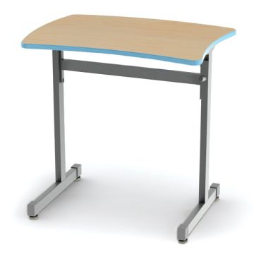 Silhouette Curve Student Desks