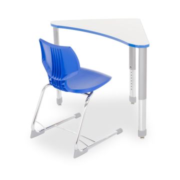 Wing Desk with Swoop