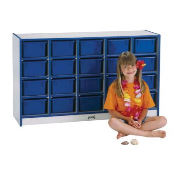 Rainbow Accents Mobile Tray Cubbie Units
