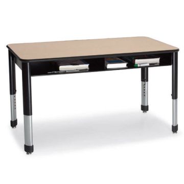 Two-Student Interchange Open Front Desk (24'' x 48'')