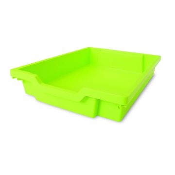 Shallow Gratnell Green Storage Tray