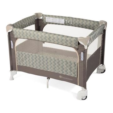 SnugFresh Elite Play Yard Crib- Sahara Tan