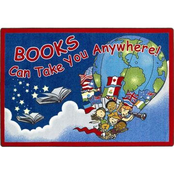 Books Can Take You Anywhere Carpet