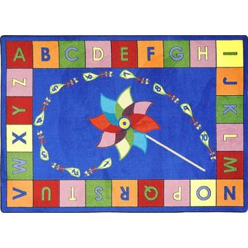 Alphabet Pinwheel Carpets