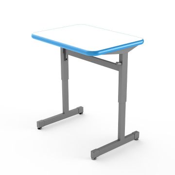 Silhouette Student Desk with Dry Erase Laminate Top