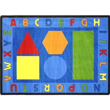 Alphabet Shapes Carpet