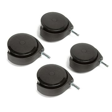 5'' Dual Wheel Casters- 4 Pack Non-Locking