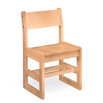 Class Act Wooden Sled Base Guest Chair by Community