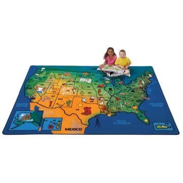 U.S.A. Learn & Play Carpet
