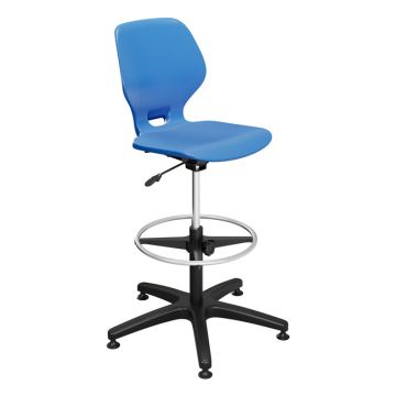 Numbers Adjustable Height Stool with Glides - 22" to 32" H 