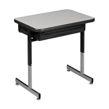 Access Open Front Student Desk- Laminate Top w/ Sprayed Edge