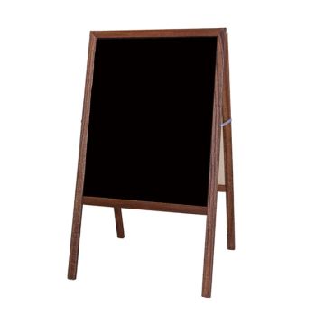 Stained Black Dry Erase Marquee Easel