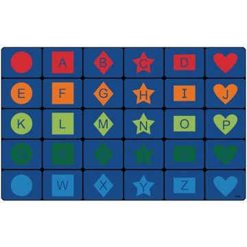 Simple Shapes Seating Rug
