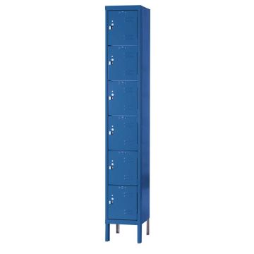 Premium Six-Tier 1-Wide Lockers