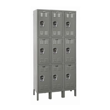 Premium Triple-Tier 3-Wide Lockers