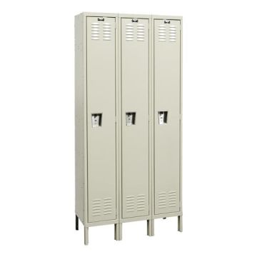 Rust Resistant Galvanite Single-Tier 3-Wide Metal Lockers