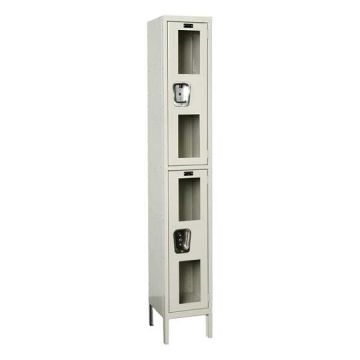 Safety View Double-Tier 1-Wide Lockers